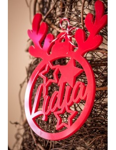 Adornos Renos para el Árbol personalizados 2