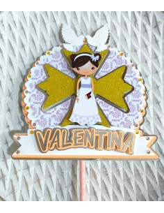 Topper Cake capas Comunión personalizado