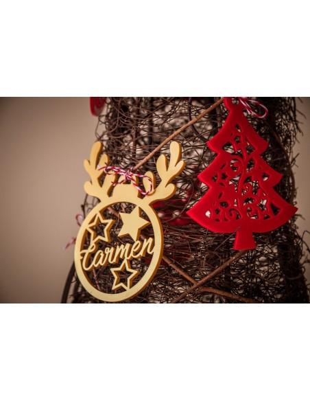 Adornos Renos para el Árbol personalizados