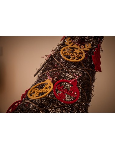 Adornos Bolas con Copos para el Árbol personalizados