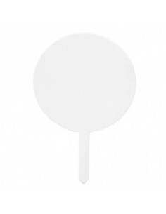 Topper base transparente redondo