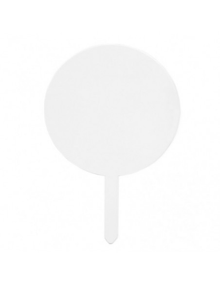 Topper base transparente redondo