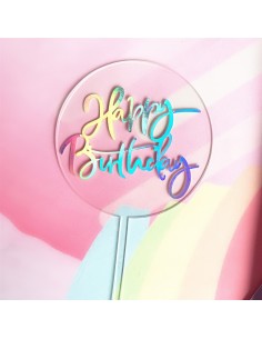 Topper base transparente redondo 2