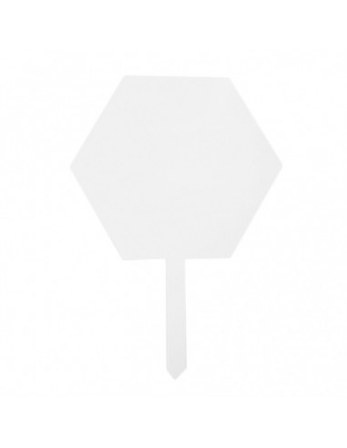 Topper base transparente hexagonal