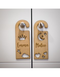 Cuelgapuertas personalizado Luna 2