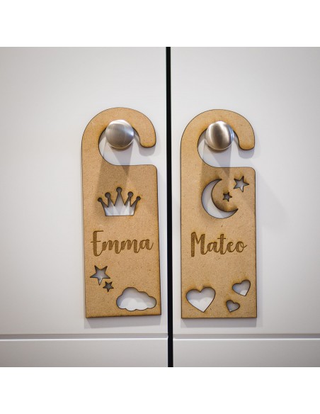 Cuelgapuertas personalizado Luna