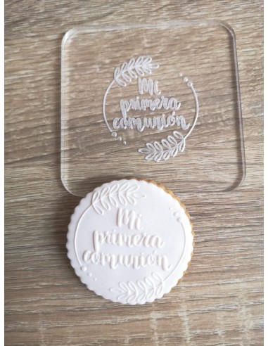Sello Mi Primera Comunión para galletas