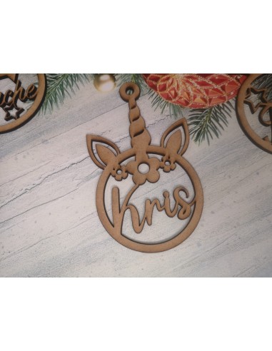 Bola de Navidad Unicornio