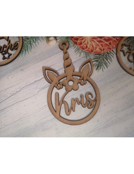 Bola de Navidad Unicornio