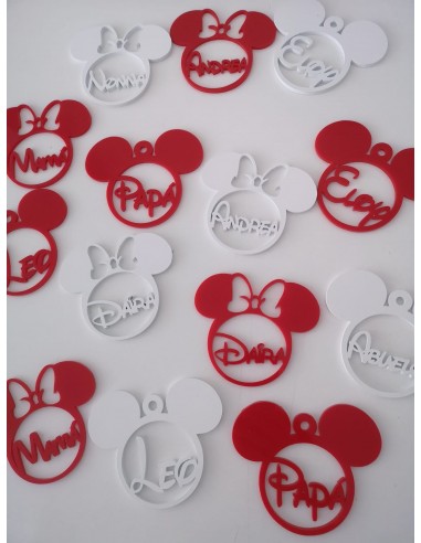 Bola de Navidad Mickey con nombre