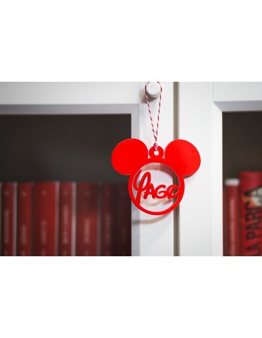 Bola de Navidad Mickey con nombre