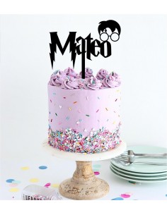 Topper Cake Harry Potter con nombre