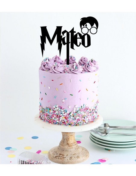 Topper Cake Harry Potter con nombre