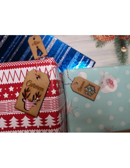 Etiquetas de Madera personalizadas