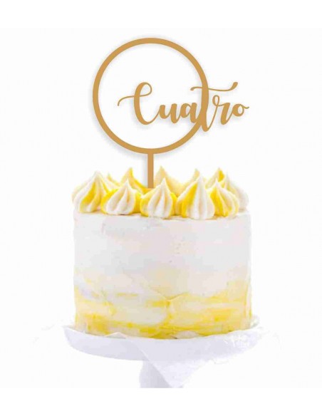 Topper Cake Círculo con Edad