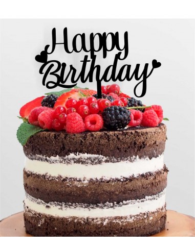 Topper Cake Happy Birthday