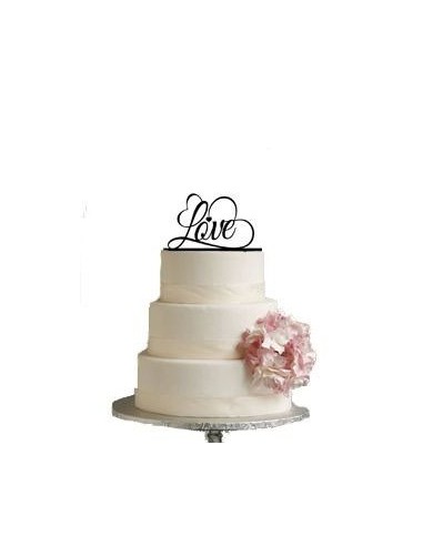 Topper Cake Love Corazones