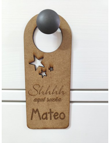 Cuelgapuertas personalizado Sshhh....