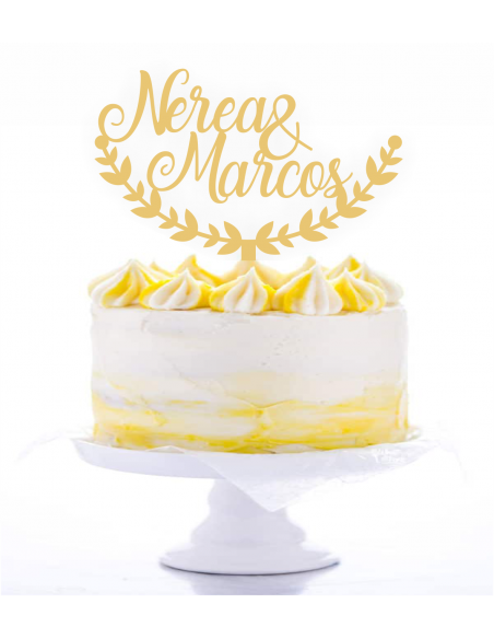 Topper Boda Media Corona