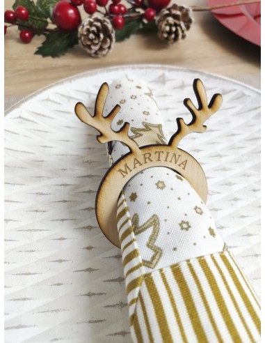 Servilletero personalizado Reno