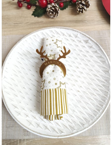 Servilletero personalizado Reno