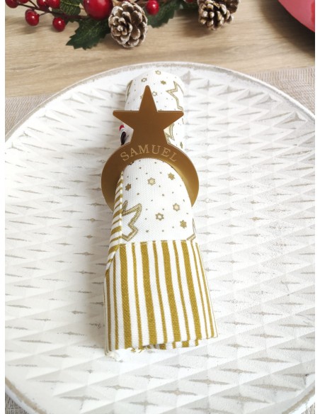Servilletero personalizado estrella