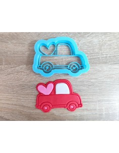 Cortador para galletas Camioneta Corazón 2