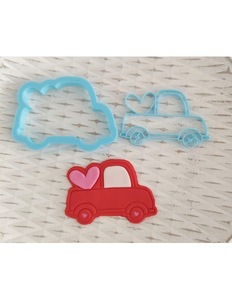 Cortador para galletas Camioneta Corazón