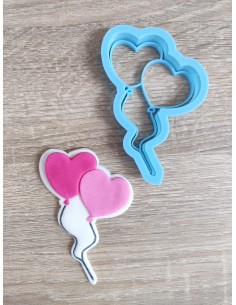 Cortador para galletas Globos corazones 2