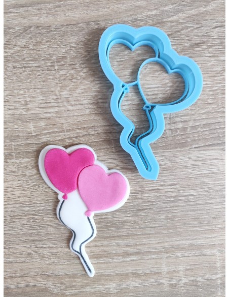 Cortador para galletas Globos corazones