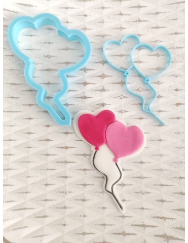 Cortador para galletas Globos corazones