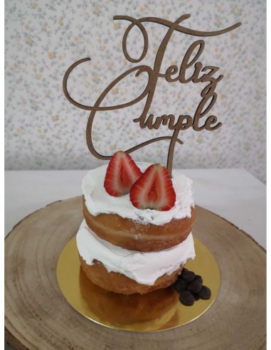 Topper Cake Feliz Cumple