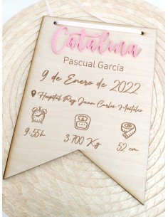 Banderín nacimiento