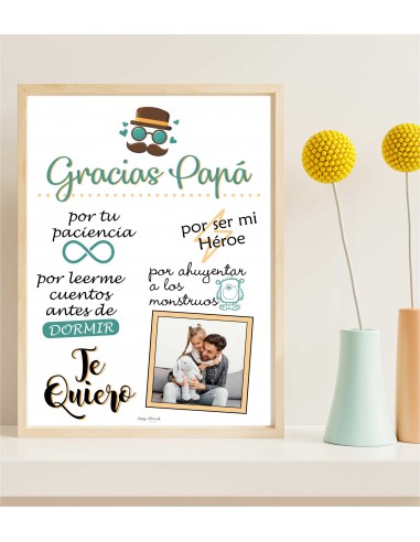 Lámina Gracias Papá