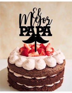 Topper Cake El Mejor Papá