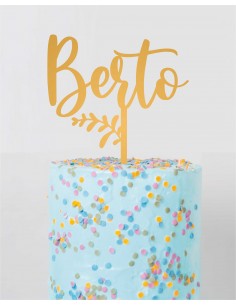 Topper Cake Nombre Olivo