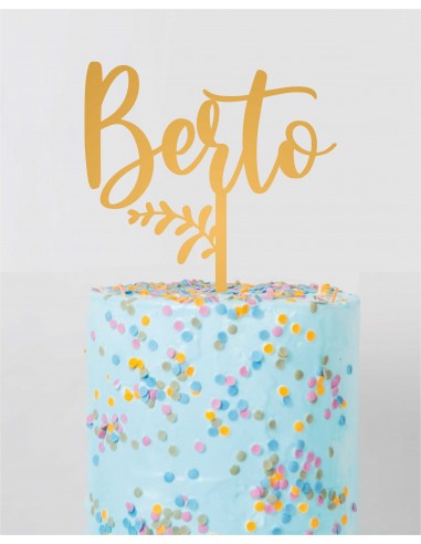Topper Cake Nombre Olivo