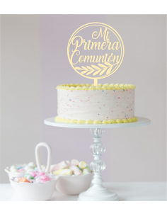 Topper Mi Primera Comunión Círculo