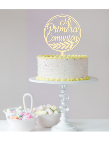 Topper Mi Primera Comunión Círculo
