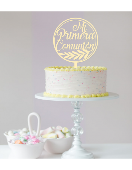Topper Mi Primera Comunión Círculo