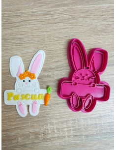 Cortador con marcador Conejo con Cartel 2