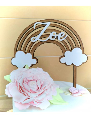 Cake Topper Arco Iris