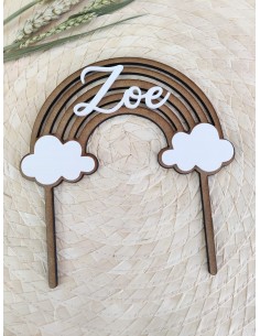 Cake Topper Arco Iris 2