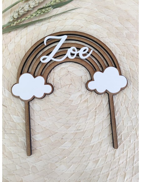 Cake Topper Arco Iris