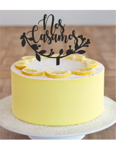 Topper Nos Casamos Media Corona