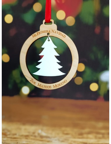 Bola Navidad personalizada Abeto