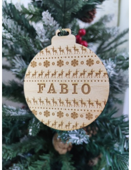 Bola árbol Navidad Textura Jersey