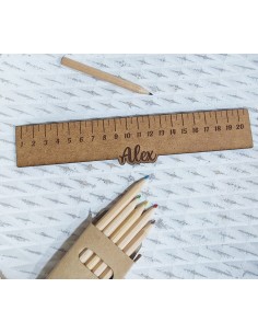 Regla personalizada de madera DM