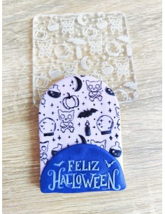 Sello Textura Halloween para fondant