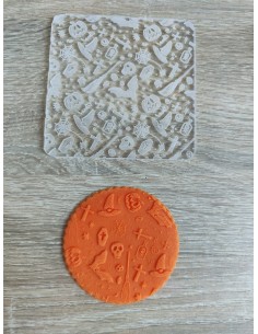 Sello Dibujos Halloween para fondant 2